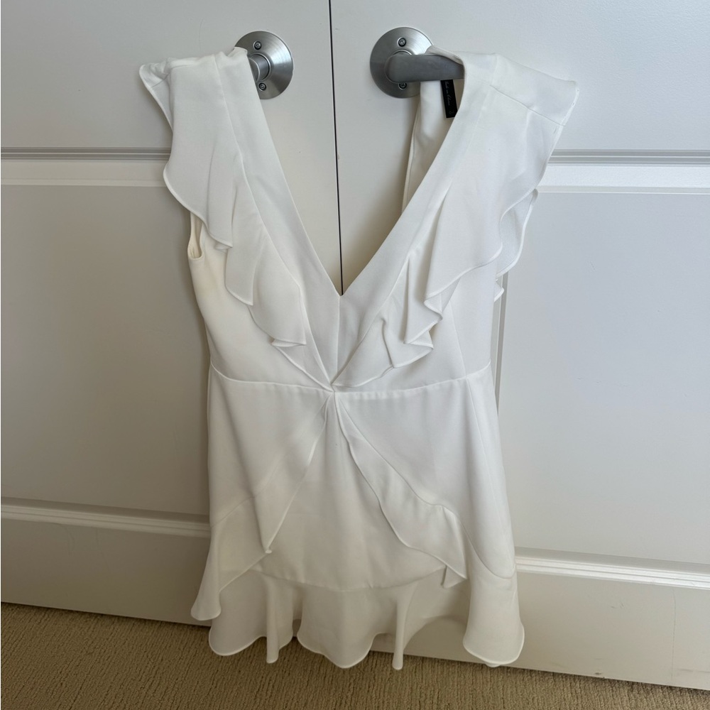 White BCBG short dress